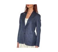 L.B.M. 1911 - Blazer destrutturato in lino-cotone - - Jackets - Donna - Blu - M