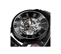 (L BLK ALL BLACK) Orologi meccanici automatici di marca Forsining di lusso per uomo e donna.