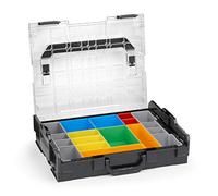 L-BOXX 102 - Cassetta degli attrezzi in plastica, con coperchio trasparente, con set di scatole H3, per piccoli oggetti, ideale per riporre le viti