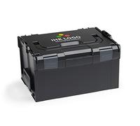 L-BOXX L BOXX 238 nero personalizzabile con il vostro logo | L BOXX Taglia 3 | Cassetta degli attrezzi espandibile | Cassetta degli attrezzi professionale vuota in plastica