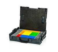 L-BOXX Scatola Assortimento Plastica Pieghevole L 102 Antracite In ivisori per H3 + Deckenpolster Cassetta Porta Oggetti Viti Ideale Degli Attrezzi Vuota