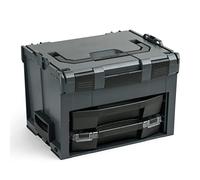 L-BOXX Sortimo LS-Boxx 306 - Cassetta degli attrezzi in antracite, con i-Boxx 72 e cassetto LS, 72 vuote, cassetta portautensili L-BOXX vuota, compatibile con LBoxx