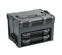 L-BOXX Sortimo LS-BOXX 306 - Set di valigie per attrezzi, con 2 x i-BOXX vuote, attrezzi per il trasporto
