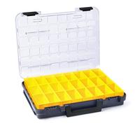 L-BOXX T-BOXX - Scatola di attrezzi trasparente con manico pieghevole, con scatola di inserimento B3, ideale per riporre viti