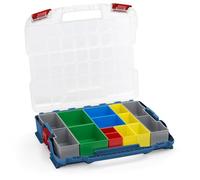 L-BOXX W-BOXX 102 professionale blu | Scatola di assortimento L-Case | Scatola con viti con coperchio trasparente | Agenzia per piccoli pezzi alternativa