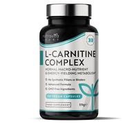 L-CARNITINA 150 CAPSULE VEGANE AD ALTA RESISTENZA CON RIBOFLAVINA BIOTINA CROMO