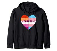 L con la T - Le Lesbiche sostengono i Diritti dei Trans Felpa con Cappuccio