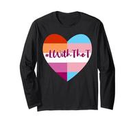 L con la T - Le Lesbiche sostengono i Diritti dei Trans Maglia a Manica