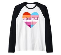 L con la T - Le Lesbiche sostengono i Diritti dei Trans Maglia con Maniche Raglan