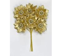 L.CONFETTI MARGHERITA C/BRILL ORO 36pz