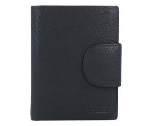 L.Credi Alfredo Portafoglio in pelle 10,5 cm nero