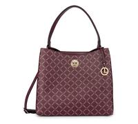 L.Credi Filiberta Borsa a spalla 30 cm rosso
