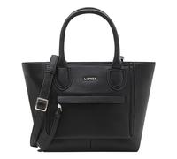 Linen Cotton Tops da donna, a maniche corte, con stampa floreale, casual, con bottoni, scollo rotondo, Nero