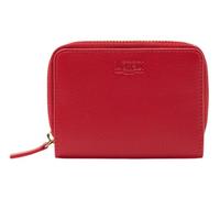 L.Credi Pelle portafoglio Evelyn Mini Wallet Red rosso