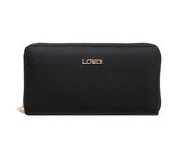 L.CREDI Poema Zip Around Wallet Black, Nero