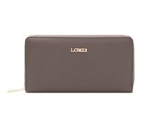L.Credi portafoglio Perla Zip Around Wallet Dark Taupe marrone