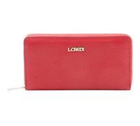 L.Credi portafoglio Perla Zip Around Wallet Red rosso