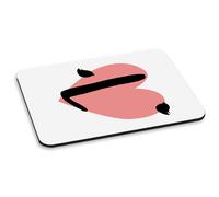 L Cuore Alfabeto PC Computer Mouse Pad - Amore Valentines Day