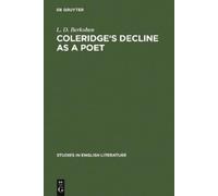 L. D. Berkoben Coleridge's decline as a poet (Copertina rigida)