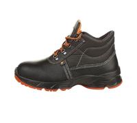 L&D Leipold & Döhle 2193 Danzica S3 - Stivali da lavoro in pelle con punta in acciaio e protezione anti-perforazione, Nero , 44 EU