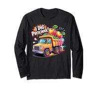 l Dig Preschool Dump Truck First Day of School Maglia a Manica