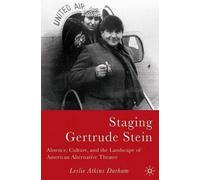 L. Durham Staging Gertrude Stein (Copertina rigida)