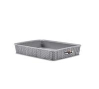 L.ELEGANCE CESTO 35,5x26x6 GREY 30960