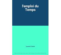 L' emploi du temps