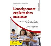 L’enseignement explicite dans ma classe: Stratégies pour gérer les apprentissages et les comportements