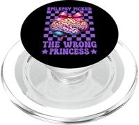 L"epilessia ha scelto la ragazza della consapevolezza dell"epilessia della principessa sbagliata PopSockets PopGrip per MagSafe