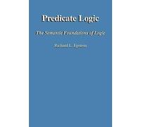 L Epstein Richard Predicate Logic (Copertina rigida)