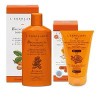 L' Erbolario - Bagnodoccia Doposole da 375 ml + Crema Solare Viso e Corpo SPF 50+ con estratto dio papavero della california da 125 ml