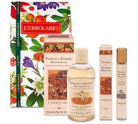 L' Erbolario - Confezione Regalo VANIGLIA e ZENZERO Duo - in Scatola Originale - Bagnoschiuma da 250 ml + Profumo da 15 ml