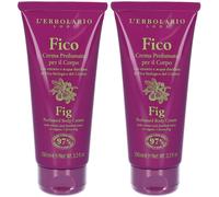 L' Erbolario Crema Corpo Profumata al Fico 2x100 ml