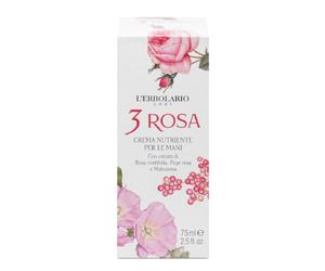 L´Erbolario Crema Nutriente per le Mani 3 Rosa 1 pz Crema per la pelle