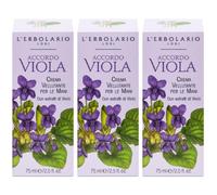 L´Erbolario Crema Vellutante per le Mani Accordo Viola 3x1 St