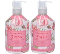 L`Erbolario Detergente Mani e Corpo 3 Rosa 2x490 ml