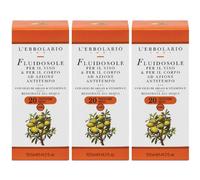 L`Erbolario FluidoSole Viso e Corpo Anti-tempo SPF 20 3x125 ml
