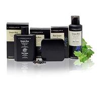 L' Erbolario - GINEPRO NERO Confezione Regalo in Scatola Originale(Shampoo Doccia, Lozione Deodorante, Profumo, Sapone)