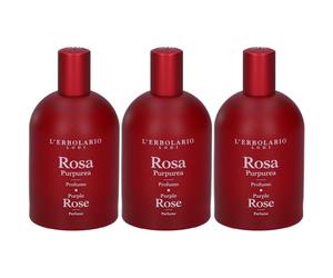 L`Erbolario Profumo Rosa Purpurea 3x100 ml