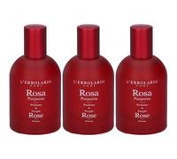 L`Erbolario Profumo Rosa Purpurea 3x50 ml