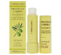L 'erbolario - Protezione per le Labbra, Balsamo (Olive, Olio dell' Albero del Tè), 1 X 4.5 ml