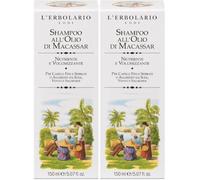 L`Erbolario Shampoo all'Olio di Macassar 2x150 ml Shampoo