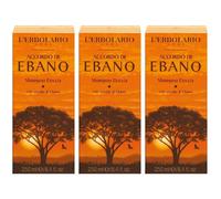 L´Erbolario Shampoo Doccia Accordo di Ebano 3x250 ml
