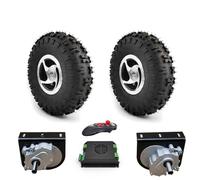 L-faster 2WD 10 Pollici Ruota 24V 500W 700W off-Road Pneumatico Spazzola Motore Kit di Controllo Remoto per Bici da Giardino (ESC Small Kit O, 24V250W Max Speed 4kph)