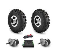 L-faster 2WD 10 Pollici Ruota 24V 500W 700W off-Road Pneumatico Spazzola Motore Kit Telecomando per Bici Elettrica da Movimento Prato (ESC Piccolo Kit) (ESC Small Kit O, 24V250W Max Speed 6kph)