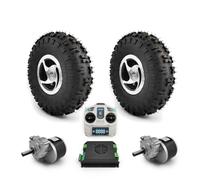L-faster 2WD 10 Pollici Ruota 24V 500W 700W Pneumatico Agricolo Spazzola Kit Motore per Moto da Giardino (ESC Big Kit (ESC Big Kit O, 24V250W Max Speed 4kph)