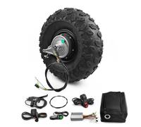 L-faster Motore con mozzo con Ingranaggi brushless da 14,5 Pollici 500 W con Pneumatico Fuoristrada 145/70-6 per Scooter con carriola a Carrello (Kit Freno a Tamburo) (24V 500W)