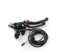 L-faster Una Coppia di Leva del Freno Elettrico Dispositivo di parcheggio Nero Interruttore di Alimentazione Maniglie Foro specchietto retrovisore per Ebike Triciclo Scooter Bike
