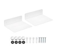 L Forma 20cmx15cm Acrilico Sospeso Scaffale,Sospeso Parete Sospeso Mensole 2pz